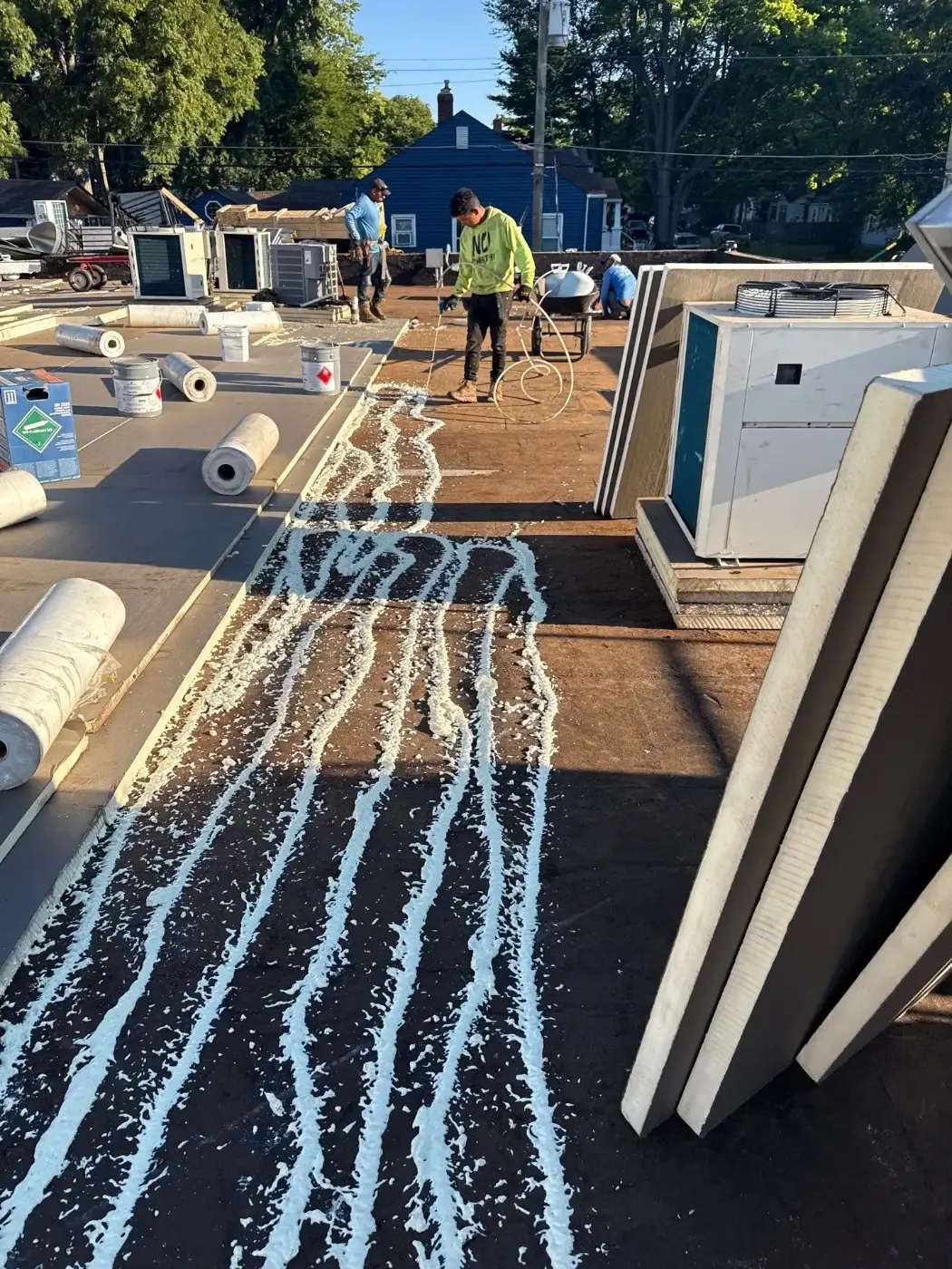 Flashing and seam work in New Castle